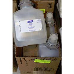 PURELL HAND SANITIZER - 1 CASE OF 4-1.2L