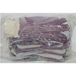 12 PAIRS OF WORK GLOVES