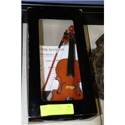 DECORATIVE MUSICAL VIOLIN WITH STAND