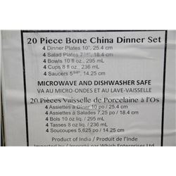 20PC. BONE CHINA DINNER SET