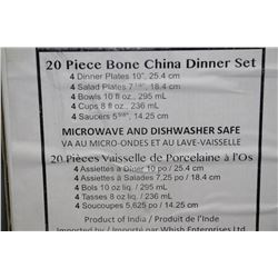 20PC. BONE CHINA DINNER SET