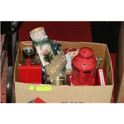 BOX OF CHRISTMAS DECOR