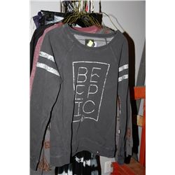 LADIES VOLCOM "BE EPIC" GREY SWEATER SIZE M