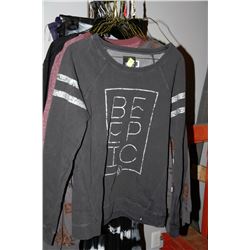 LADIES VOLCOM "BE EPIC" GREY SWEATER SIZE L