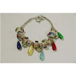 PANDORA STYLE BRACELET HEART MOTIF