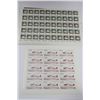 Image 1 : LOT OF 2 FULL SHEETS OF STAMPS