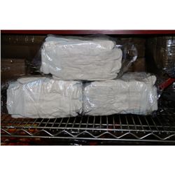 3 BUNDLES OF WORK GLOVES