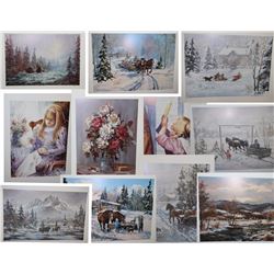 11 ASSORTED GEORGIA JARVIS & ILLES PRINTS