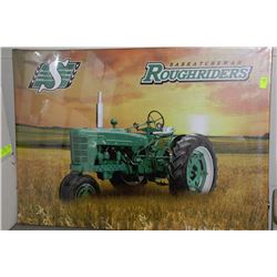 SASKATCHEWAN ROUGHRIDERS LED CANVAS PICTURE