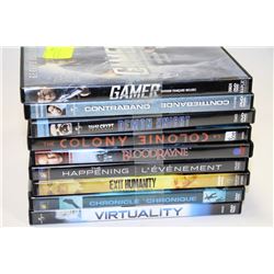 BUNDLE OF 9 DVDS