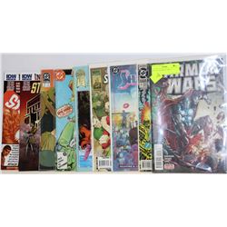 TEN COLLECTIBLE COMICS