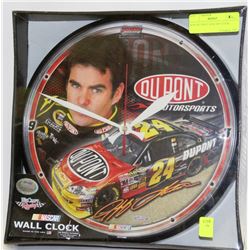 NEW DU PONT NASCAR CLOCK