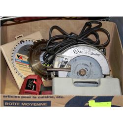 BOX W/ B&D 7 1/4 IN. 10 AMP CIRCULAR SAW