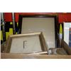 Image 1 : BOX OF PICTURE FRAMES