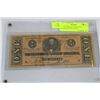 Image 1 : 1864 RICHMOND SERIES B U.S. CONFEDERATE $1 NOTE