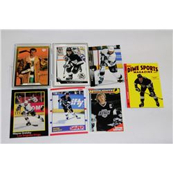 BUNDLE OF 7 WAYNE GRETZKY HOCKEY CARDS