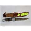 Image 1 : CANADIAN MADE HUNTING KNIFE & SHEATH