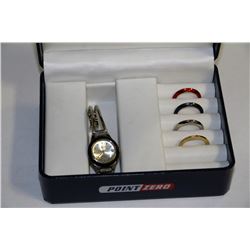 POINT ZERO WATCH IN CASE WITH INTERCHANGEABLE