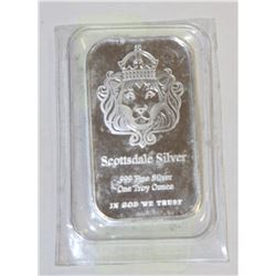 SCOTTSDALE MINT 1oz SILVER BAR