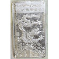 YEAR OF THE DRAGON 1/2oz SILVER BAR