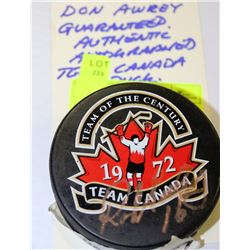 DON AWREY GUARANTEED AUTHENTIC AUTOGRAPHED TEAM