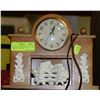 Image 1 : VINTAGE UNITED FIREPLACE CLOCK - FIREPLACE LIGHTS