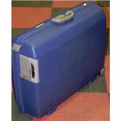 LARGE "SAMSONITE" HARD-SHELLED SUITCASE