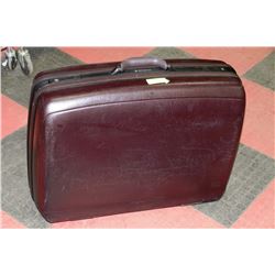 LARGE "SAMSONITE" HARD-SHELLED SUITCASE