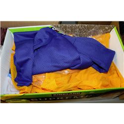BOX OF HOCKEY JERSEYS (USED)