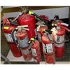 Image 1 : LOT OF 10 FIRE EXTINGUISHERS