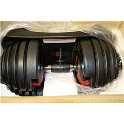 PAIR OF BOWFLEX DUMBELLS  - 53LB