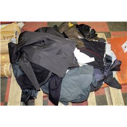 PALLET OF MILITARY/POLICE/SECURITY JACKETS&SHIRTS