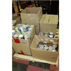 PALLET OF ASSORTED PAINTS