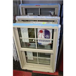 SET OF 3 ASSORTED WINDOWS IN FRAMES