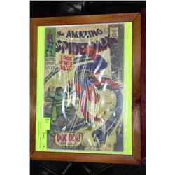 SPIDERMAN NO. 53 1960'S VINTAGE COMIC BOOK DISPLAY