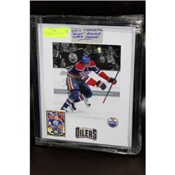 LEON DRAISAITL "MINT" ROOKIE CARD FRAMED