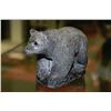 Image 1 : "BLACK BEAR" SOAPSTONE WOLF ORIGINAL
