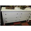 Image 1 : SHOWHOME WHITE 6 DRAWER DRESSER