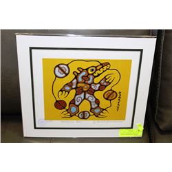 "SACRED MEDICINE BEAR" BY NORVAL MORRISSEAU SIGNED