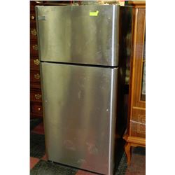 FRIGIDAIRE STAINLESS STEEL FRIDGE