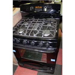 NEW 30" BLACK GE PROFILE DUAL FUEL CONVECTION OVEN
