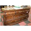 Image 1 : FAUX MARBLE TOP DELUXE 7 DRAWER DRESSER W/ SILENT