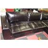 Image 3 : BLACK LEATHERETTE L SHAPED SECTIONAL