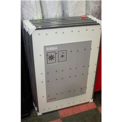 LOT OF SIX LARGE PICTURE FRAMES