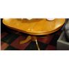 Image 1 : OAK OVAL SHAPED TABLE W/ LEAF
