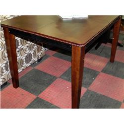 TWO TONE WOOD BAR TABLE