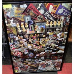 DAVID M. SPINDLE FRAMED PICTURE 2FT X 3FT