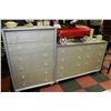 Image 1 : SNAKE SKIN STYLE GREY 6 DRAWER CHEST OF DRAWERS &