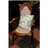 Image 1 : VICTORIAN ERA  ROCKING CHAIR W/CUSHION