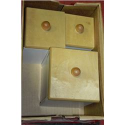 WOODEN KITCHEN CANISTER SET